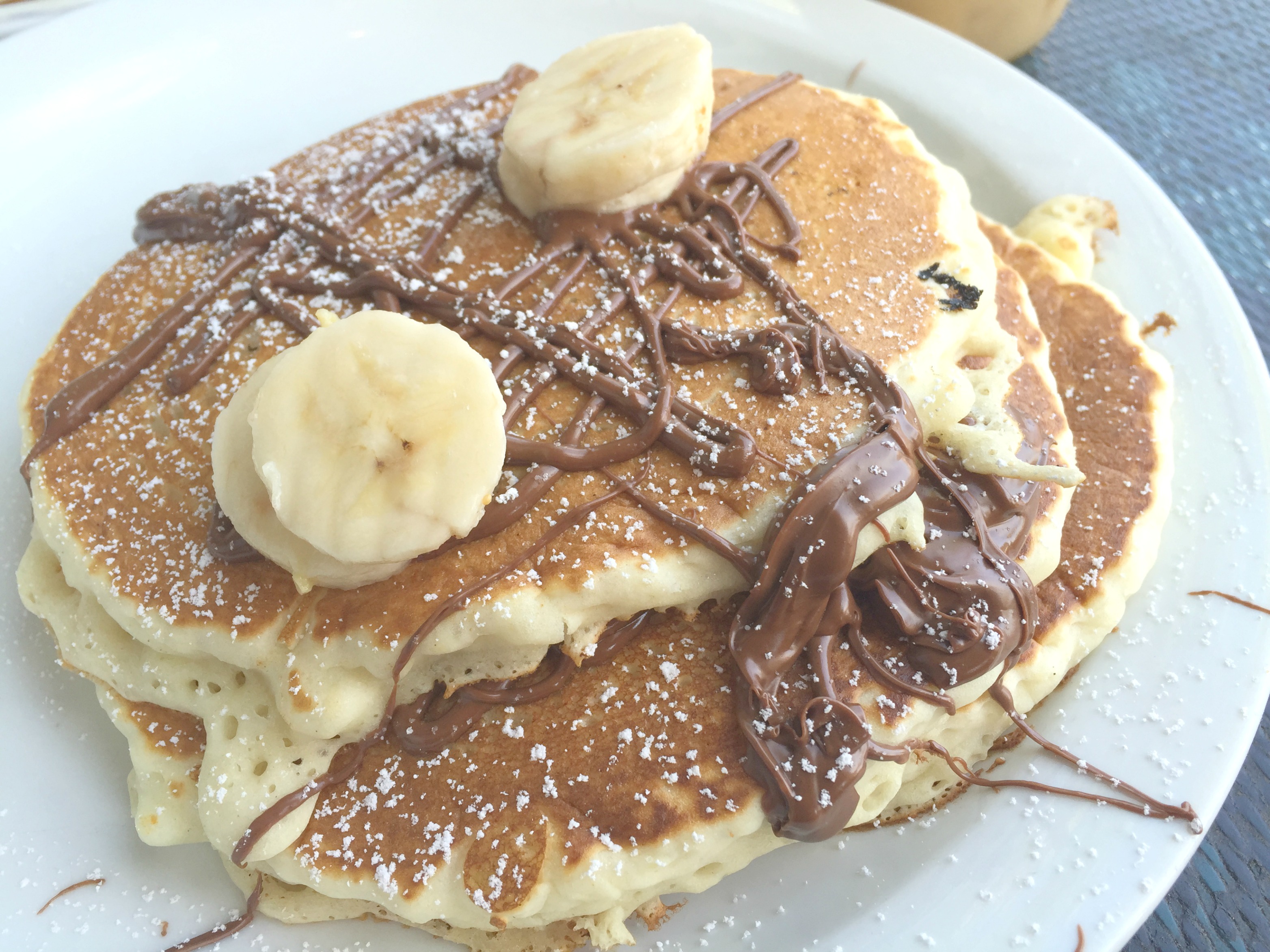 Cafe Topes-banana nutella pancakes • Foodie Loves Fitness