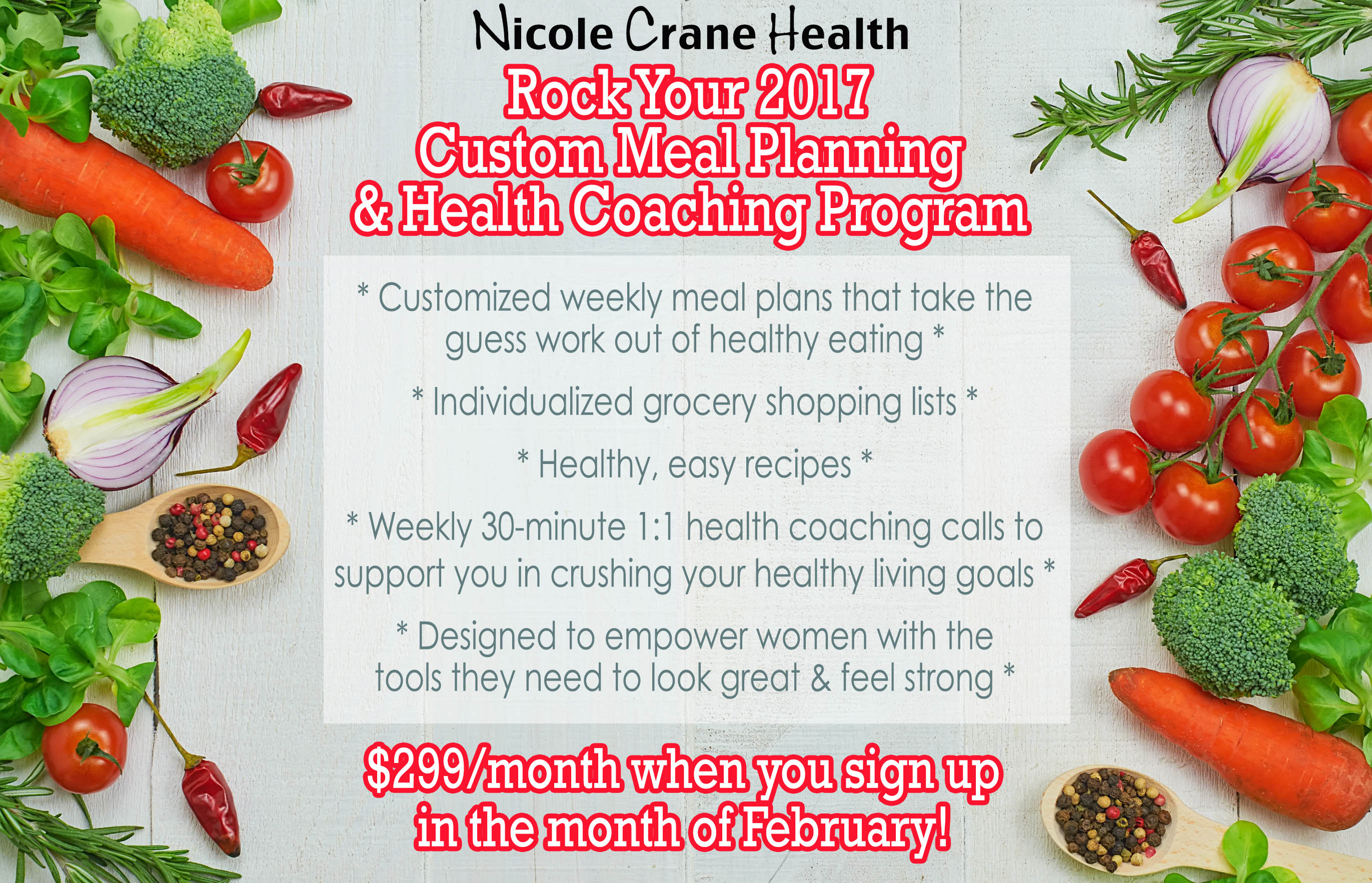 Nicole collet meal plan