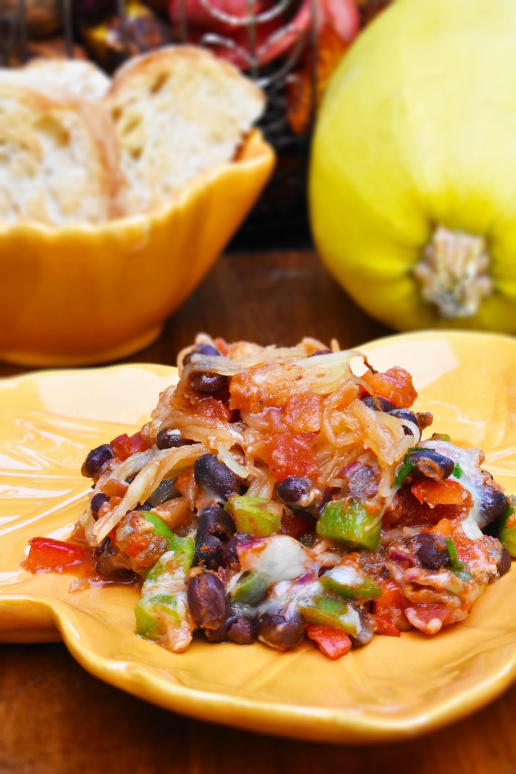 Mexican Spaghetti Squash Casserole • Foodie Loves Fitness