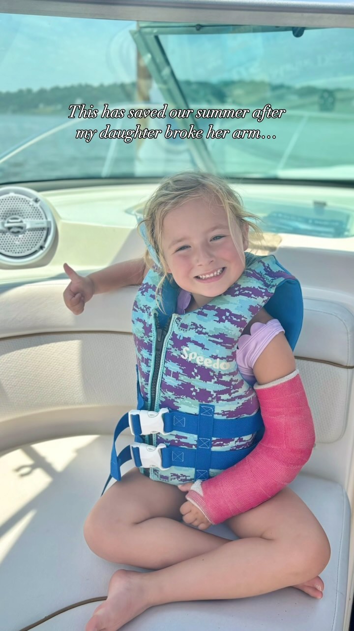 This has saved our summer after my daughter broke her arm… 

The Bloccs waterproof cast protector! 

From backyard water balloon fights and splash padding it up in California to rafting in the Navesink River and swimming in my parents’ pool in Jersey, this cast cover has kept Camryn’s arm dry as she heals from breaking both forearm bones. It’s been an awesome solution! 

Comment below or DM me the words CAST COVER and I’ll send you the link to it on Amazon. 

#bloccs #SavedOurVacation #BloccsAtHome #momsofinstagram #summerfun #4yearsold #mygirl #waterfun #brokenarm #castcover #waterlover